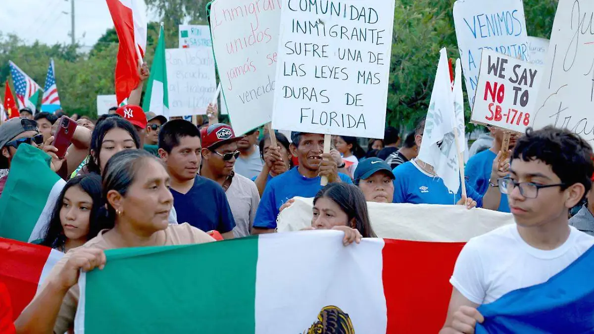 Protesta en Miami